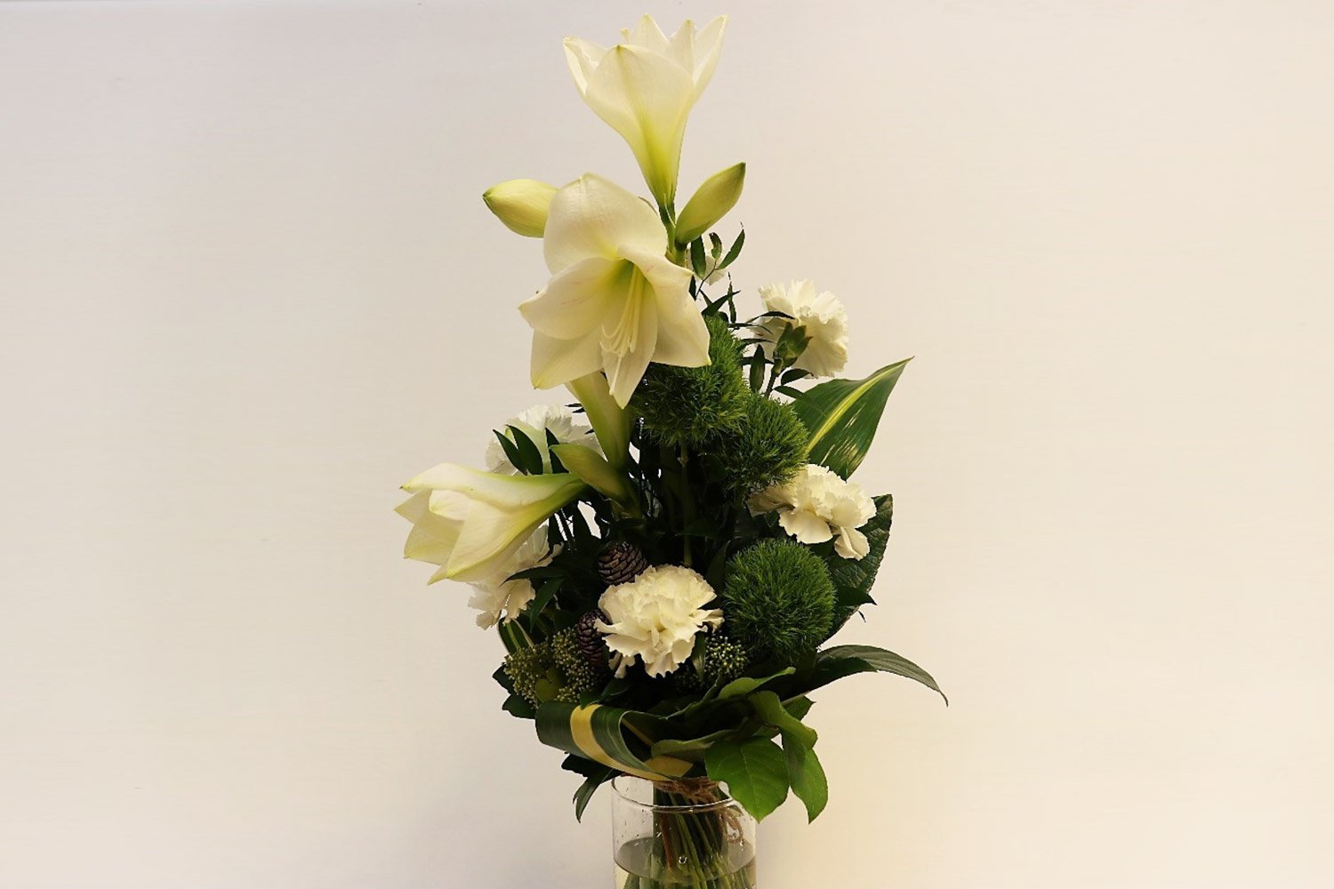 Juhlava joulutervehdys valkoinen